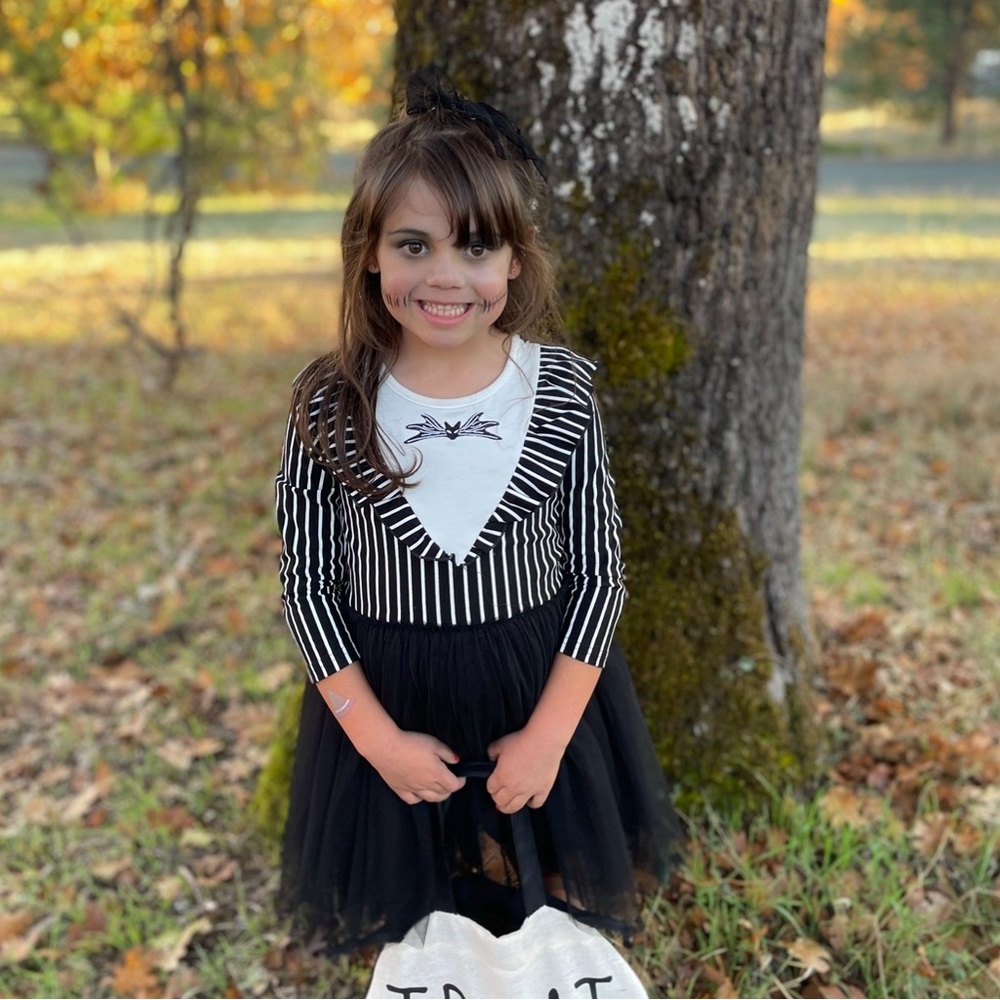 Taylor Joelle Nightmare before Christmas Jack inspired dress